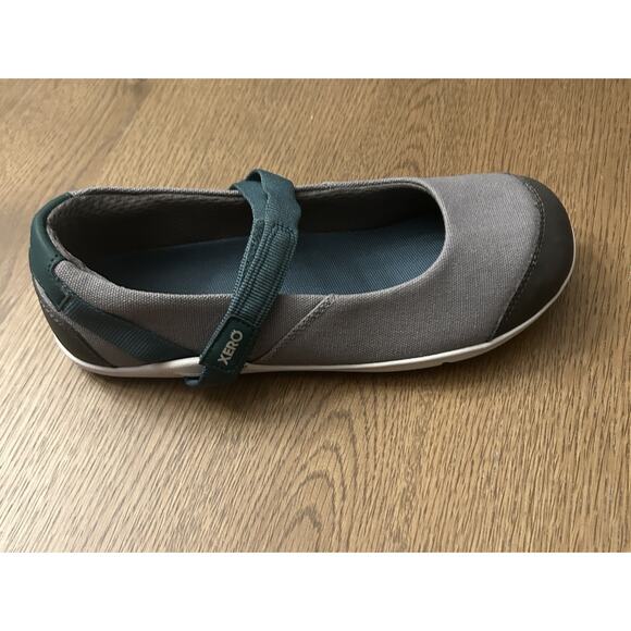 Xero Shoes Women’s 8.5 Cassie Mary Jane Barefoot Minimalist Moon Mist Canvas - Picture 12 of 13